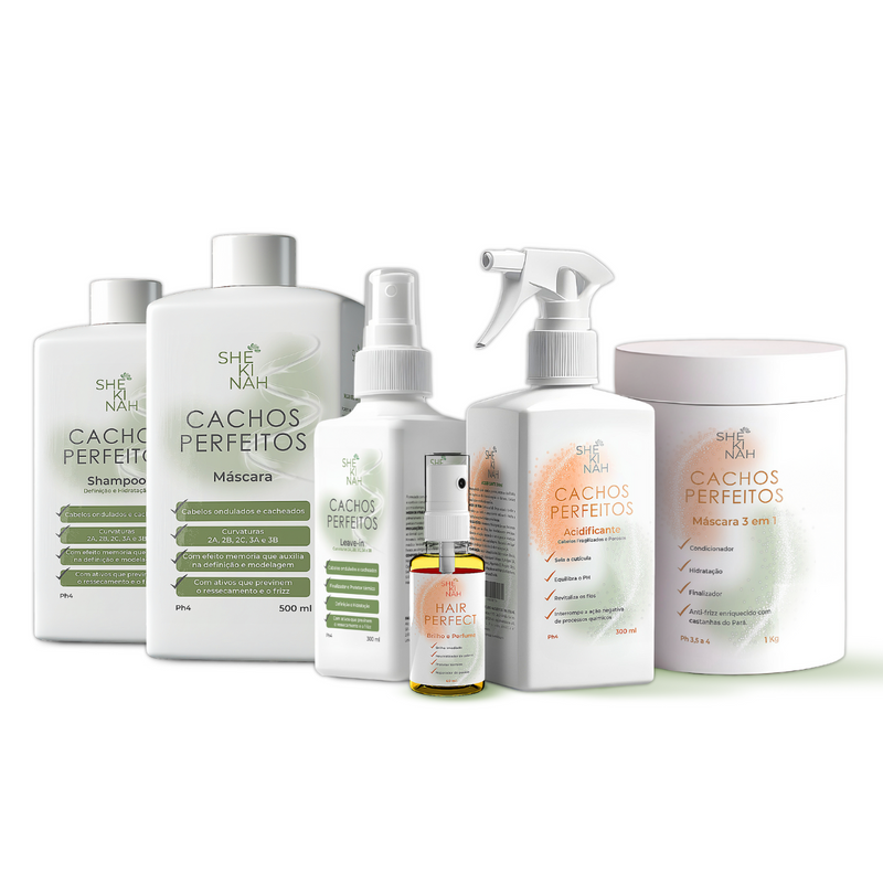 Kit Cachos Perfeitos - Cabelos Ondulados - Shekinah®