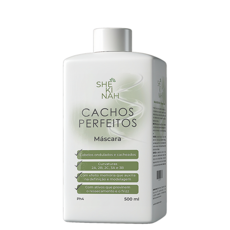 Máscara Cachos Perfeitos - Cabelos ondulados - Shekinah®