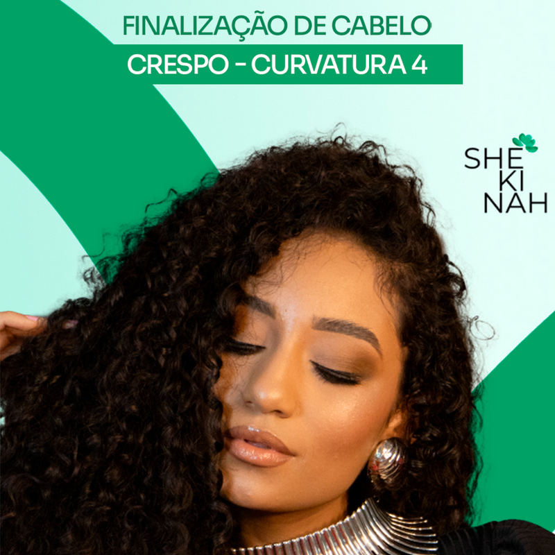 Curso de Finalização de Cabelos Crespos - Curvatura 4